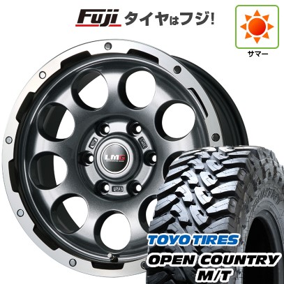 プラド/ハイラックス/トライトン(GSR) 夏タイヤ ホイール4本セット 265/65R17 トーヨー オープンカントリー M/T レアマイスター LMG CS-9 ガンメタリムポリッシュ 17インチ