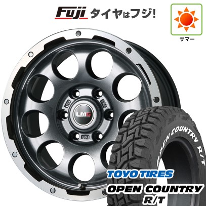プラド/ハイラックス/トライトン(GSR) 夏タイヤ ホイール4本セット 265/65R17 トーヨー オープンカントリー R/T RWL/RBL レアマイスター LMG CS-9 ガンメタリムポリッシュ 17インチ