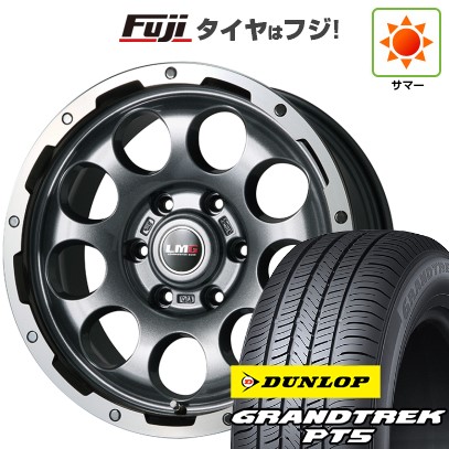 プラド/ハイラックス/トライトン(GSR) 夏タイヤ ホイール4本セット 265/65R17 ダンロップ グラントレック PT5 レアマイスター LMG CS-9 ガンメタリムポリッシュ 17インチ