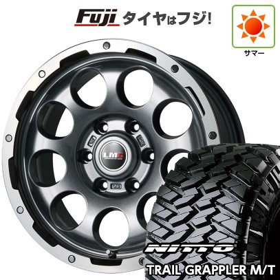 プラド/ハイラックス 夏タイヤ ホイール4本セット 265/70R17 ニットー トレイルグラップラー M/T レアマイスター LMG CS-9 ガンメタリムポリッシュ 17インチ