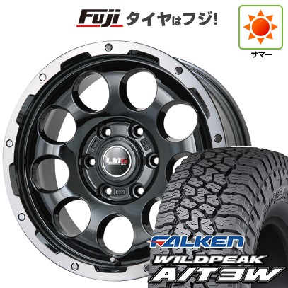 プラド/ハイラックス/トライトン(GSR) 夏タイヤ ホイール4本セット 265/65R17 ファルケン ワイルドピーク A/T3W レアマイスター LMG CS-9 ブラック/ブラッククリアリム 17インチ