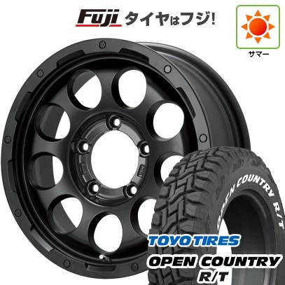 ジムニーシエラ/ジムニーノマド 夏タイヤ ホイール4本セット 195/80R15 トーヨー オープンカントリー R/T RBL レアマイスター LMG CS-9 マットブラック 15インチ