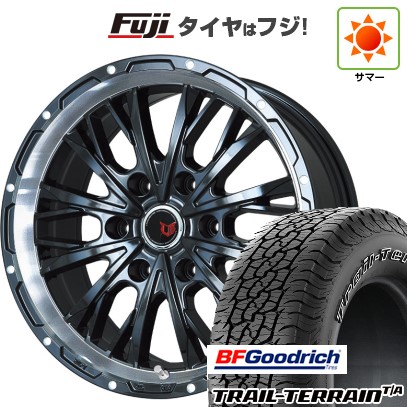 プラド/ハイラックス/トライトン(GSR) 夏タイヤ ホイール4本セット 265/65R17 BFグッドリッチ トレールテレーンT/A ORWL レアマイスター LMG ヴァスティア(グロスブラック/リムポリッシュ) 17インチ