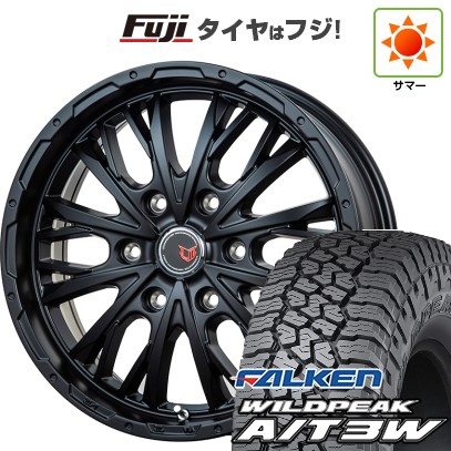 プラド/ハイラックス/トライトン(GSR) 夏タイヤ ホイール4本セット 265/65R17 ファルケン ワイルドピーク A/T3W レアマイスター LMG ヴァスティア(セミグロスブラック) 17インチ