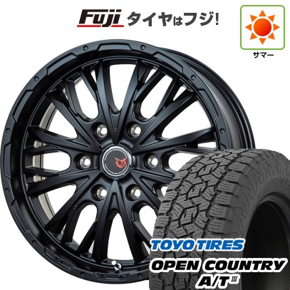 プラド/ハイラックス/トライトン(GSR) 夏タイヤ ホイール4本セット 265/65R17 トーヨー オープンカントリー A/T III RWL/RBL レアマイスター LMG ヴァスティア(セミグロスブラック) 17インチ