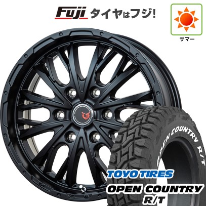 プラド/ハイラックス/トライトン(GSR) 夏タイヤ ホイール4本セット 265/65R17 トーヨー オープンカントリー R/T RWL/RBL レアマイスター LMG ヴァスティア(セミグロスブラック) 17インチ