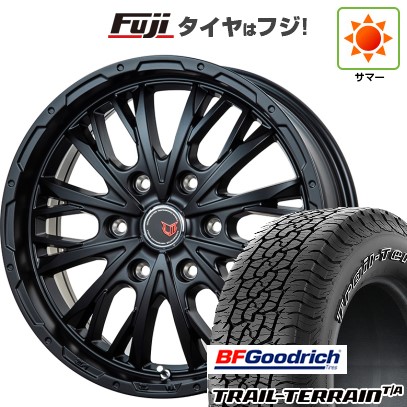 プラド/ハイラックス/トライトン(GSR) 夏タイヤ ホイール4本セット 265/65R17 BFグッドリッチ トレールテレーンT/A ORWL レアマイスター LMG ヴァスティア(セミグロスブラック) 17インチ