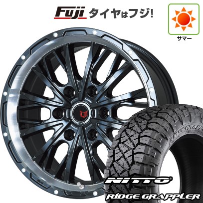 【パンク保証付き】プラド/ハイラックス/トライトン(GSR) 夏タイヤ ホイール4本セット 265/65R17 ニットー リッジグラップラー レアマイスター LMG ヴァスティア 17インチ