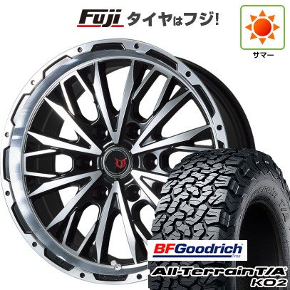 【新品】プラド 夏タイヤ ホイール4本セット 275/55R20 BFグッドリッチ オールテレーンT/A KO2 RBL レアマイスター LMG ヴァスティア(ブラックポリッシュ) 20インチ