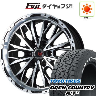 【新品】プラド 夏タイヤ ホイール4本セット 275/55R20 トーヨー オープンカントリー A/T III RWL/RBL レアマイスター LMG ヴァスティア(ブラックポリッシュ) 20インチ
