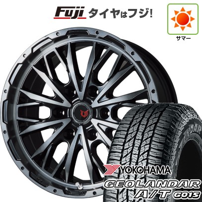 トライトン(GSR)/パジェロ 夏タイヤ ホイール4本セット 265/50R20 ヨコハマ ジオランダー A/T G015 RBL レアマイスター LMG ヴァスティア(ブラックポリッシュ/ブラッククリア) 20インチ