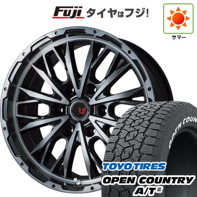 トライトン(GSR)/パジェロ用 夏タイヤ ホイール4本セット 265/50R20 トーヨー オープンカントリー A/T III RWL/RBL レアマイスター LMG ヴァスティア(ブラックPOL/ブラッククリア)限定 20インチ