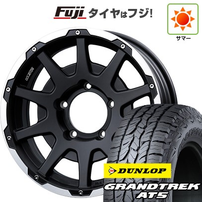 ジムニー 夏タイヤ ホイール4本セット 175/80R16 ダンロップ グラントレック AT5 OZ SPARCO ダカール 16インチ