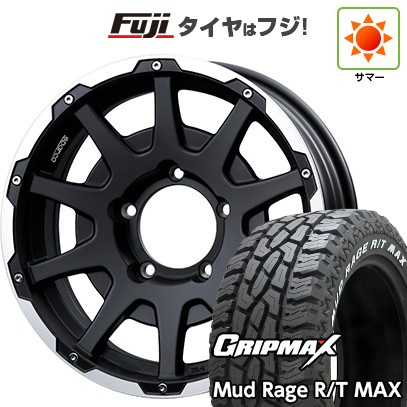 ジムニー 夏タイヤ ホイール4本セット 185/85R16 グリップマックス マッドレイジR/T MAX RWL(限定) OZ SPARCO ダカール 16インチ