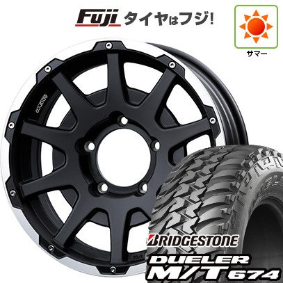 ジムニー 夏タイヤ ホイール4本セット 185/85R16 ブリヂストン デューラー M/T674 OZ SPARCO ダカール 16インチ