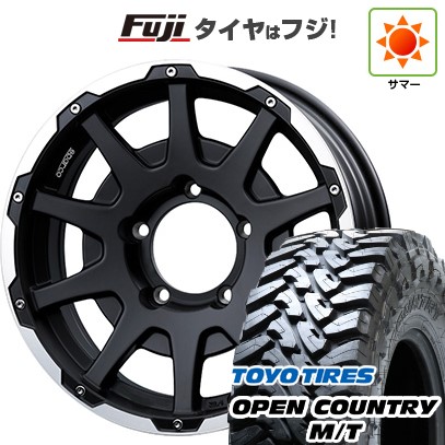 ジムニー 夏タイヤ ホイール4本セット 195/80R16 トーヨー オープンカントリー M/T OZ SPARCO ダカール 16インチ