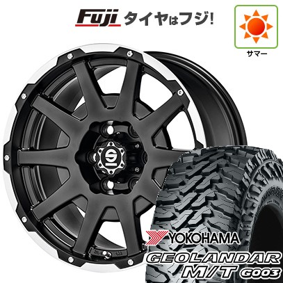 プラド/ハイラックス 夏タイヤ ホイール4本セット 265/70R17 ヨコハマ ジオランダー M/T G003 OZ SPARCO ダカール 17インチ