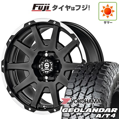 プラド/ハイラックス/トライトン(GSR) 夏タイヤ ホイール4本セット 265/65R17 ヨコハマ ジオランダー A/T4 G018 OWL/RBL OZ SPARCO ダカール 17インチ