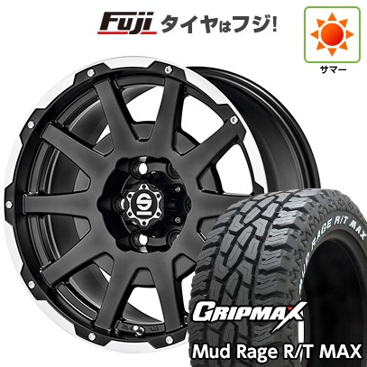 プラド/ハイラックス 夏タイヤ ホイール４本セット 265/70R17 グリップマックス マッドレイジR/T MAX RWL(限定) OZ SPARCO ダカール 17インチ