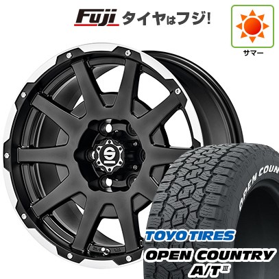 プラド/ハイラックス/トライトン(GSR) 夏タイヤ ホイール4本セット 265/65R17 トーヨー オープンカントリー A/T III RWL/RBL OZ SPARCO ダカール 17インチ