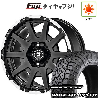 【パンク保証付き】プラド/ハイラックス 夏タイヤ ホイール4本セット 265/70R17 ニットー リッジグラップラー OZ SPARCO ダカール 17インチ