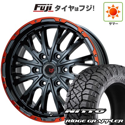 【パンク保証付き】プラド/ハイラックス/トライトン(GSR) 夏タイヤ ホイール4本セット 265/65R17 ニットー リッジグラップラー レアマイスター LMG ヴァスティア 17インチ