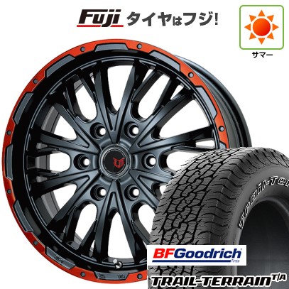 【新品】プラド 夏タイヤ ホイール4本セット 275/55R20 BFグッドリッチ トレールテレーンT/A ORWL レアマイスター LMG ヴァスティア(グロスブラック/レッドリム) 20インチ