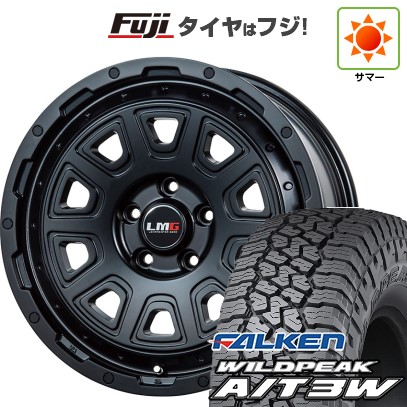 デリカD5 夏タイヤ ホイール4本セット 235/70R16 ファルケン ワイルドピーク A/T3W レアマイスター LMG DS-10 マットブラック 16インチ