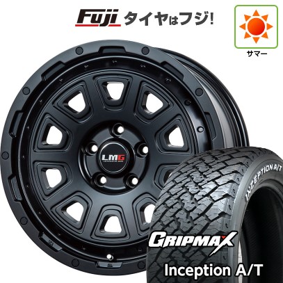 デリカD5 夏タイヤ ホイール4本セット 235/70R16 グリップマックス インセプション A/T RWL(限定) レアマイスター LMG DS-10 マットブラック 16インチ