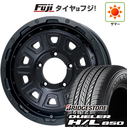 【新品】ジムニー 夏タイヤ ホイール4本セット 175/80R16 ブリヂストン デューラー H/L850 レアマイスター LMG DS-10 マットブラック 16インチ