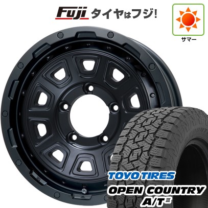 【新品】ジムニー 夏タイヤ ホイール4本セット 175/80R16 トーヨー オープンカントリー A/T III RBL レアマイスター LMG DS-10 マットブラック 16インチ
