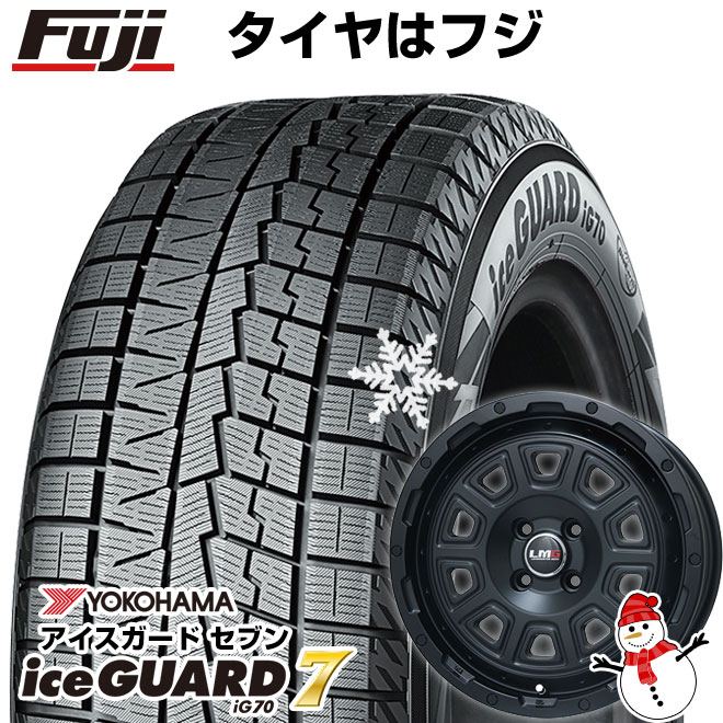 【新品 軽自動車】N-BOX タント スペーシア スタッドレスタイヤ ホイール4本セット 165/55R15 ヨコハマ アイスガード7 セブンIG70 レアマイスター LMG DS-10 15インチ(送料無料)
