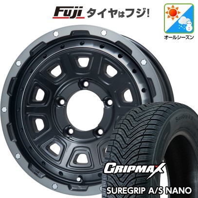 【新品】ジムニー オールシーズンタイヤ ホイール4本セット 175/80R16 グリップマックス シュアグリップ オールシーズン ナノ(限定) レアマイスター LMG DS-10 16インチ