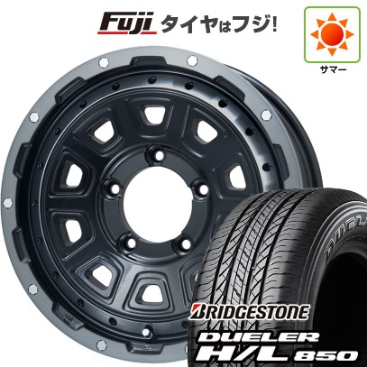 【新品】ジムニー 夏タイヤ ホイール4本セット 175/80R16 ブリヂストン デューラー H/L850 レアマイスター LMG DS-10 ブラック/ブラッククリアリム 16インチ