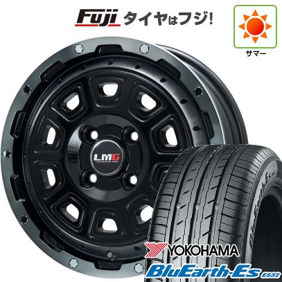 【新品】ライズ/ロッキー(ガソリン) 夏タイヤ ホイール4本セット 195/60R17 ヨコハマ ブルーアース ES32 レアマイスター LMG DS-10 ブラック/ブラッククリアリム 17インチ