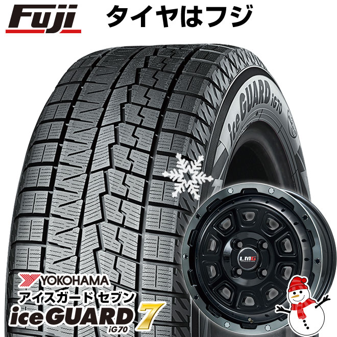 【新品 軽自動車】タフト ソリオ スタッドレスタイヤ ホイール4本セット 165/65R15 ヨコハマ アイスガード7 セブンIG70 レアマイスター LMG DS-10 15インチ(送料無料)
