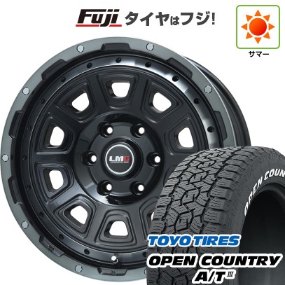 プラド/ハイラックス/トライトン(GSR) 夏タイヤ ホイール4本セット 265/65R17 トーヨー オープンカントリー A/T III RWL/RBL レアマイスター LMG DS-10 ブラック/ブラッククリアリム 17インチ