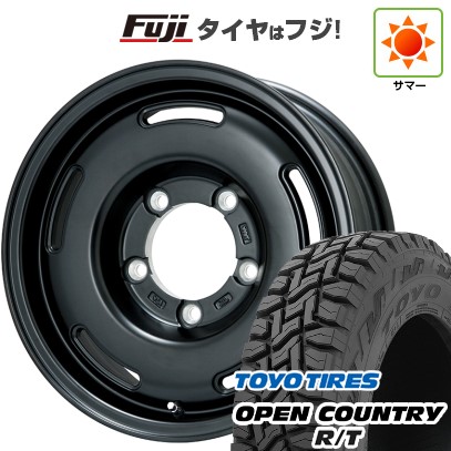 【新品】ジムニーシエラ 夏タイヤ ホイール4本セット 195/80R15 トーヨー オープンカントリー R/T RBL プレミックス プディン(マットブラック) 15インチ