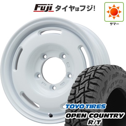 【新品】ジムニーシエラ 夏タイヤ ホイール4本セット 195/80R15 トーヨー オープンカントリー R/T RBL プレミックス プディン(ホワイト) 15インチ