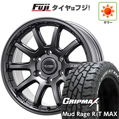 プラド/ハイラックス 夏タイヤ ホイール4本セット 265/70R17 グリップマックス マッドレイジR/T MAX RWL(限定) ジャオス トライブクロス 17インチ