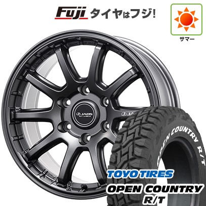 プラド/ハイラックス/トライトン(GSR) 夏タイヤ ホイール4本セット 265/65R17 トーヨー オープンカントリー R/T RWL/RBL ジャオス トライブクロス 17インチ