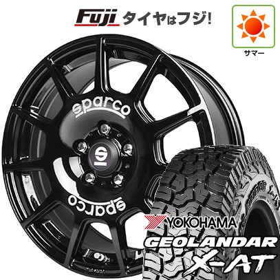 デリカD5 夏タイヤ ホイール4本セット 235/70R16 ヨコハマ ジオランダー X-AT G016 OZ SPARCO テラ 16インチ