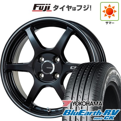 【パンク保証付き】【新品 軽自動車】N-BOX タント スペーシア 夏タイヤ ホイール4本セット 155/65R14 ヨコハマ ブルーアース RV-03CK レアマイスター CS-V6 14インチ