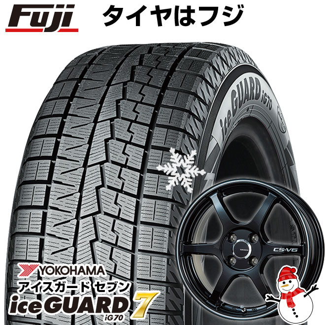 【新品】60系プリウス スタッドレスタイヤ ホイール4本セット 195/60R17 ヨコハマ アイスガード7 セブンIG70 レアマイスター CS-V6 17インチ(送料無料)