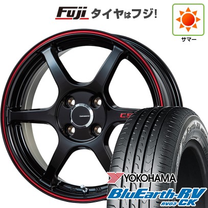 【パンク保証付き】【新品 軽自動車】N-BOX タント スペーシア 夏タイヤ ホイール4本セット 165/55R15 ヨコハマ ブルーアース RV-03CK レアマイスター CS-V6 15インチ
