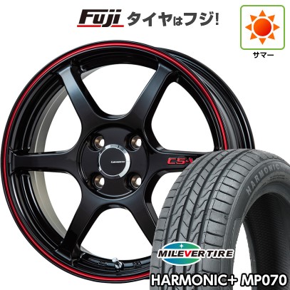 【新品 軽自動車】N-BOX タント スペーシア 夏タイヤ ホイール4本セット 165/55R15 ミレバー ハーモニック プラス MP070(限定) レアマイスター CS-V6 15インチ