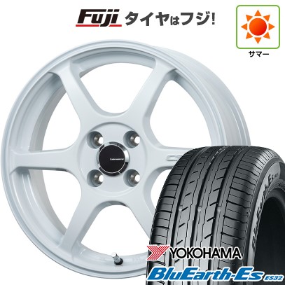 【新品 軽自動車】N-BOX タント スペーシア 夏タイヤ ホイール4本セット 155/65R14 ヨコハマ ブルーアース ES32 レアマイスター CS-V6(ホワイト) 14インチ
