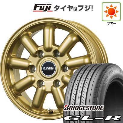 【新品】ハイエース200系 夏タイヤ ホイール4本セット 215/60R17 109/107R ブリヂストン GL-R レアマイスター LMG MOS-9(ゴールド) 17インチ