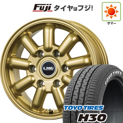【新品】ハイエース200系 夏タイヤ ホイール4本セット 215/60R17 109/107R トーヨー H30 レアマイスター LMG MOS-9(ゴールド) 17インチ
