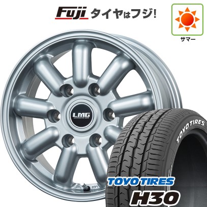 【新品】ハイエース200系 夏タイヤ ホイール4本セット 215/60R17 109/107R トーヨー H30 レアマイスター LMG MOS-9(シルバー) 17インチ